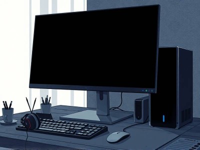 电脑开着显示屏不亮怎么回事
