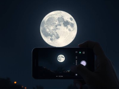 晚上怎么用手机拍月亮好看