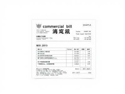 商业承兑汇票样本