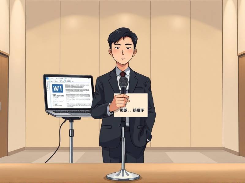word文档做成主持手卡