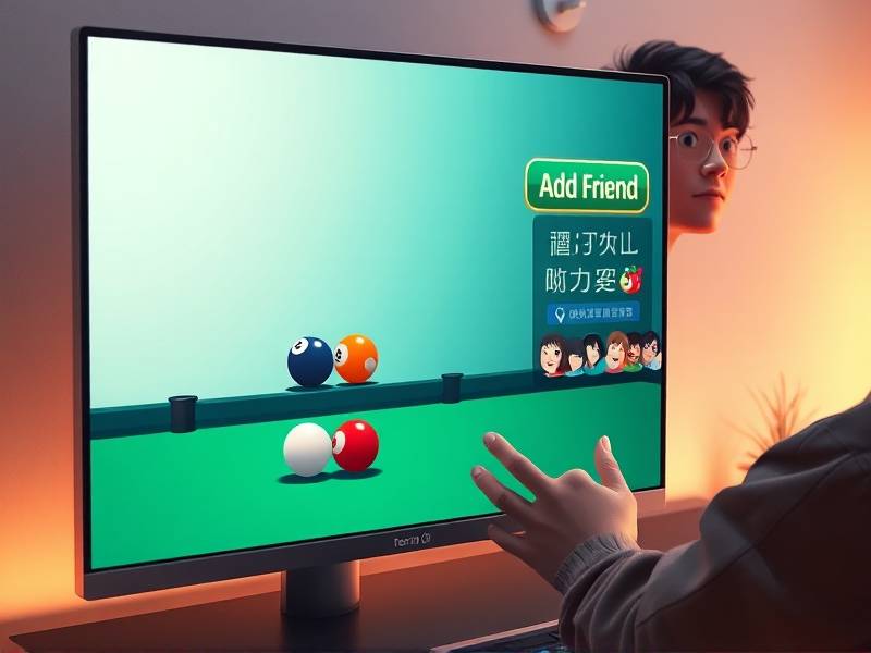 电脑版腾讯桌球怎么加好友