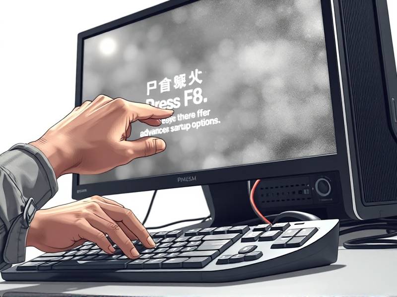 电脑开机按f8后键盘没反应