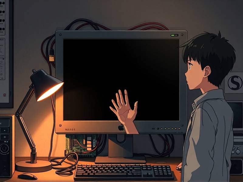 电脑开机的时候黑屏是怎么回事