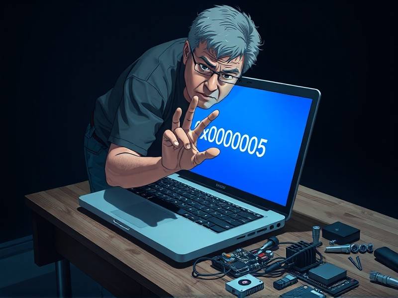 电脑开机蓝屏代码0xc0000005