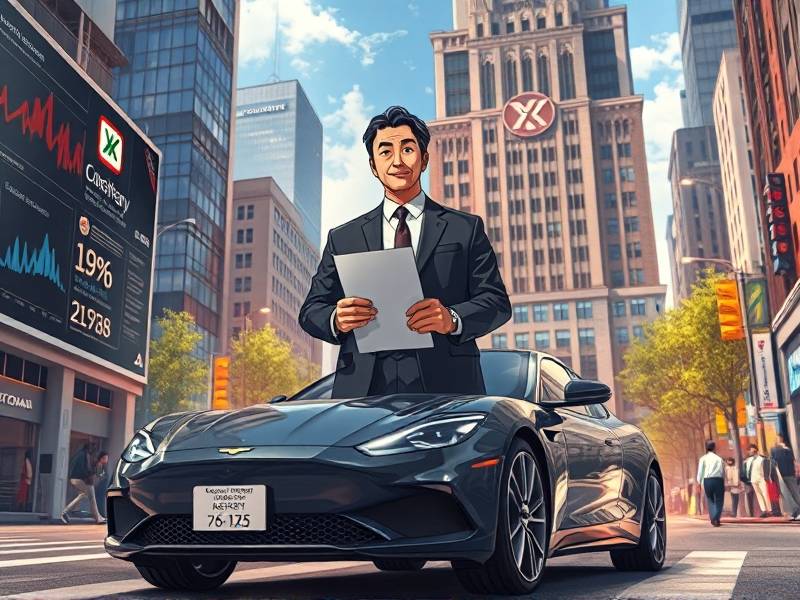 公司名贷款买车法人征信显示吗