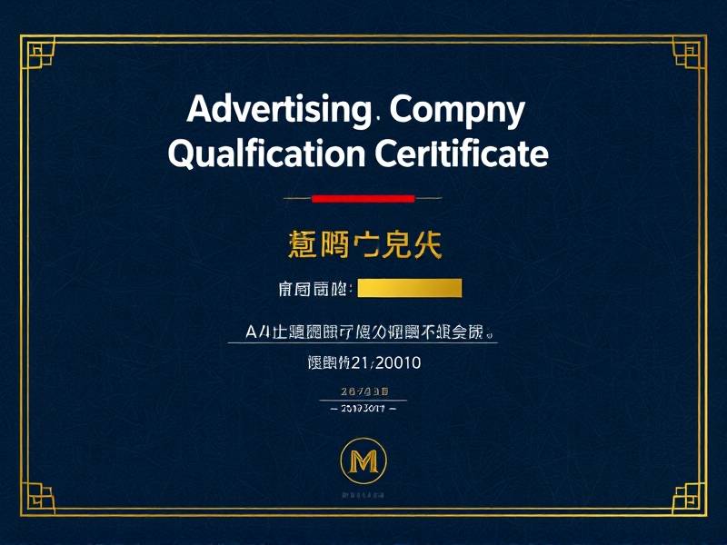 广告公司资质证书