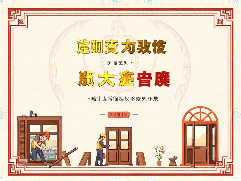 门窗制作安装资质证书